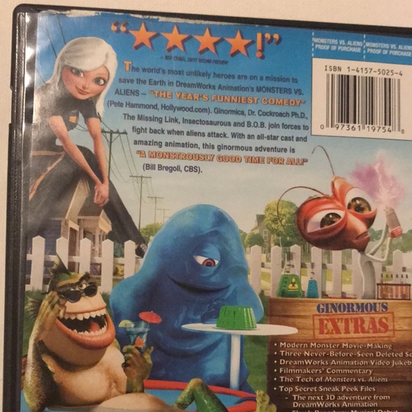 Two DVDs: Bob's Big Break 3D+2D Versions + Monsters vs Alien - Picture 7 of 10